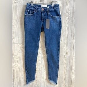 NEW! ONE TEASPOON FREEBIRDS 2 Size 25 Cali Blue Womens Skinny Jeans NWT Luxury